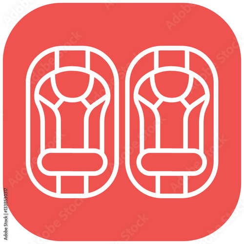 Kickboxing Pads Vector Icon