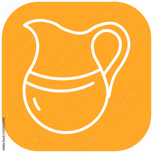 Creamer Pitcher Vector Icon