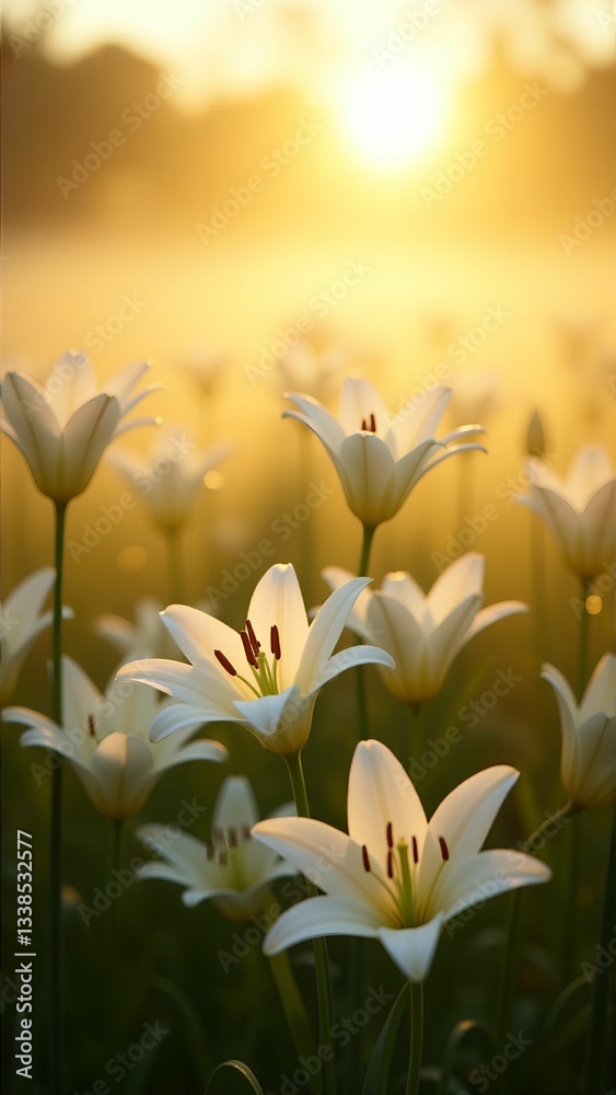 Obraz premium Golden Dawn Lilies