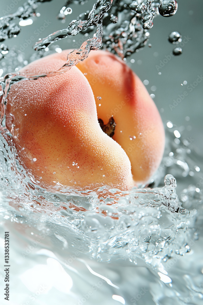 Fototapeta premium Peach Refreshment
