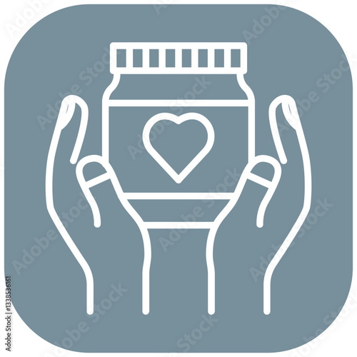 Nutritional Supplement Vector Icon
