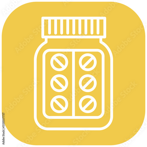 Paracetamol Vector Icon