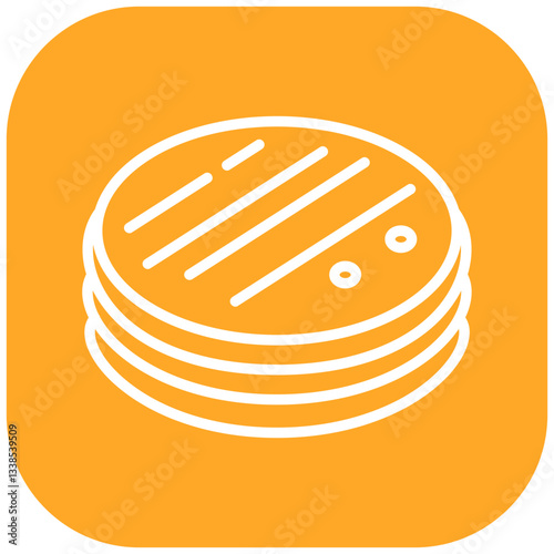 Chapati Vector Icon