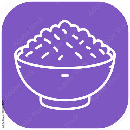 Sticky Rice Vector Icon