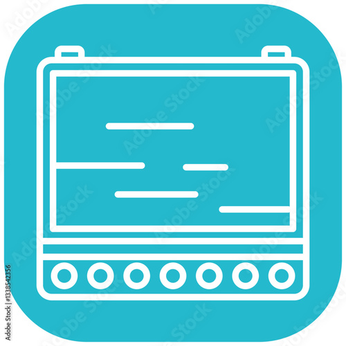 Green Screen Setup Vector Icon