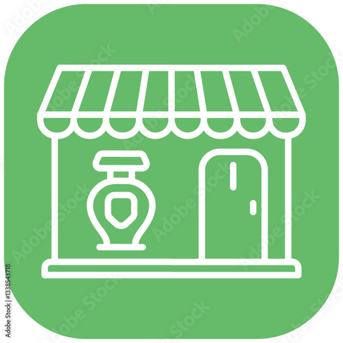 Perfume Shop Vector Icon
