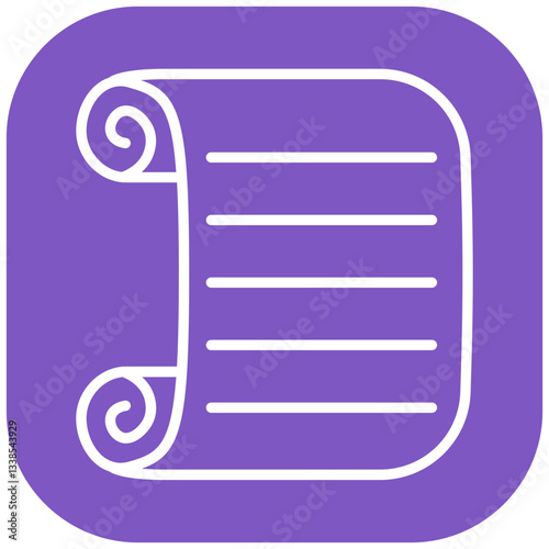 Papyrus Vector Icon