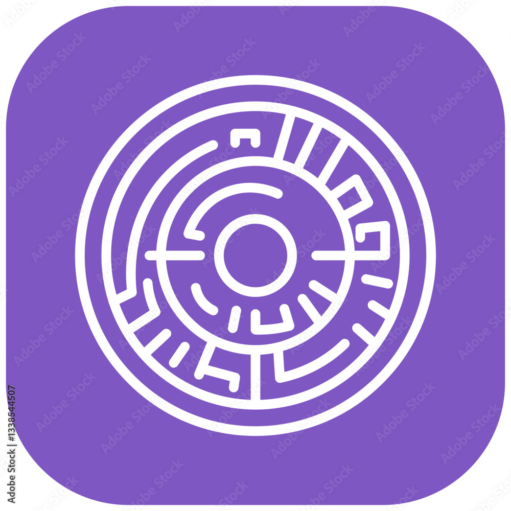 Nazca Lines Vector Icon