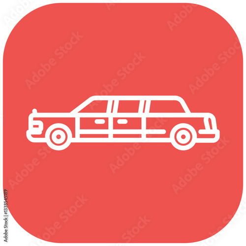 Limousine Vector Icon