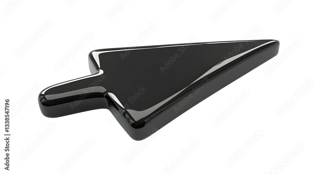 3D computer mouse cursor, simple and clean arrow icon, digital navigation symbol, Transparent Background PNG 3D computer mouse cursor, simple and clean arrow icon, digital navigation symbol, Transparent Background PNG