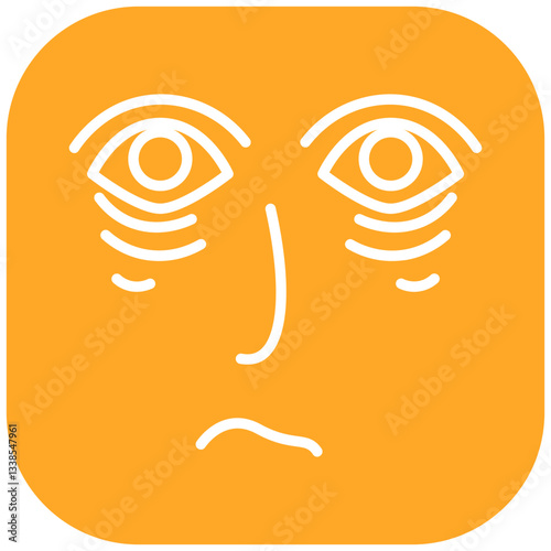 Face with Rolling Eyes Vector Icon