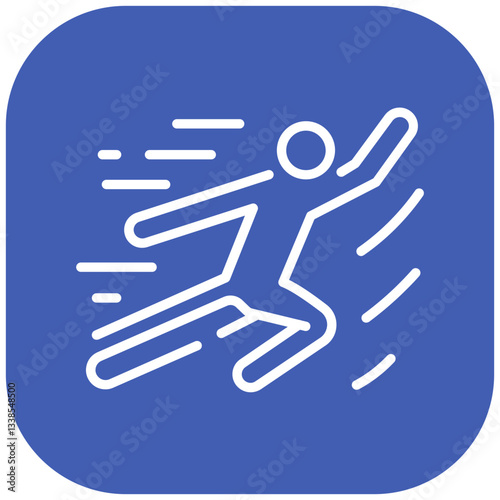 High Impact Exercise Vector Icon