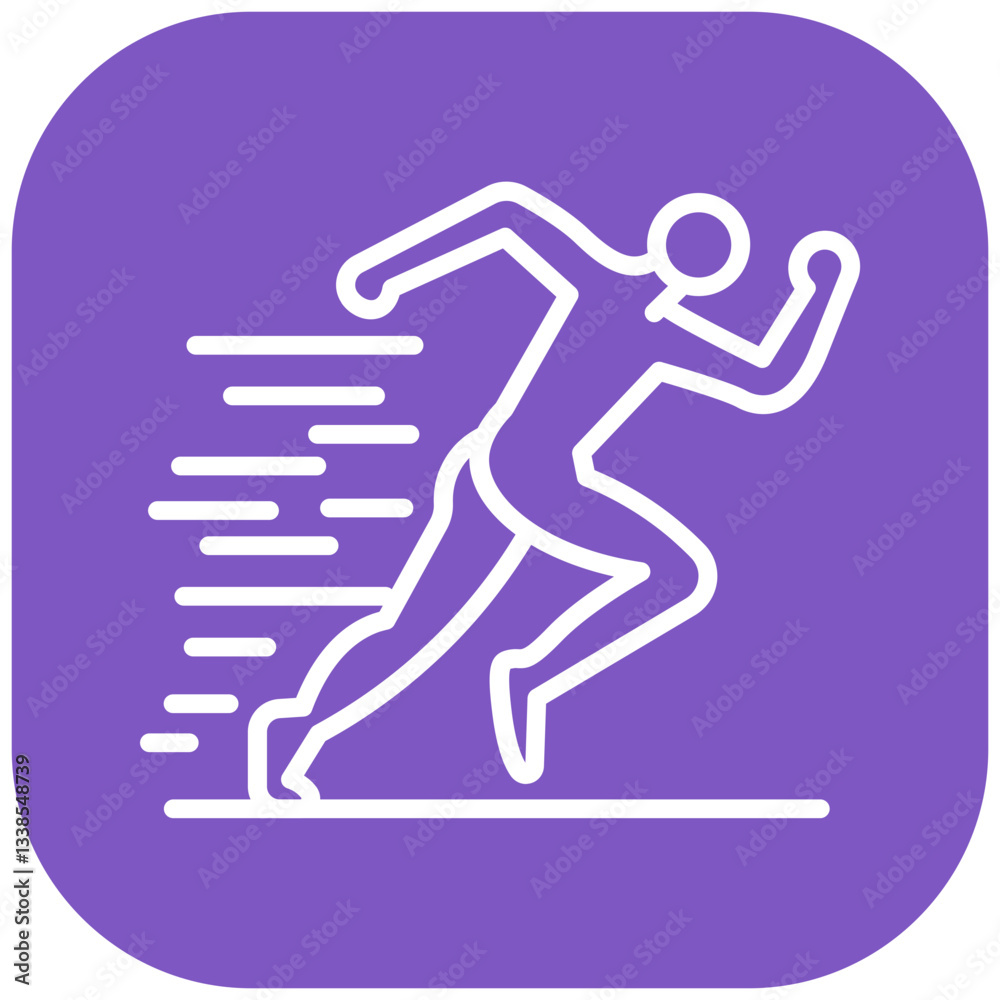 Sprint Vector Icon Sprint Vector Icon