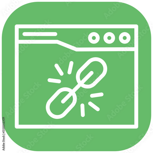 Link Building Vector Icon