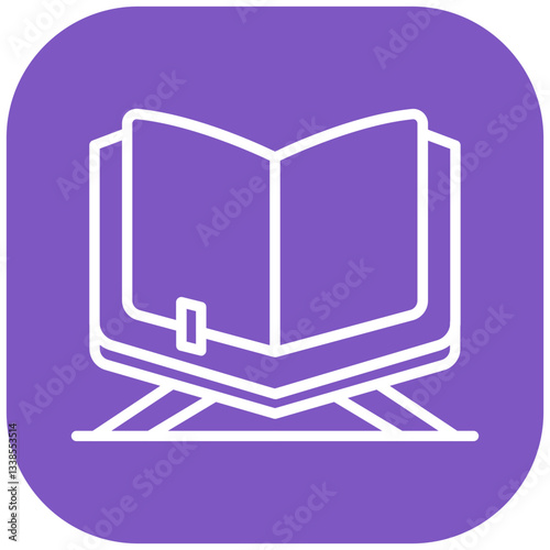 Open Quran Vector Icon