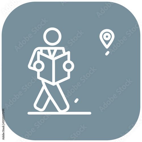 Self Guided Tour Vector Icon