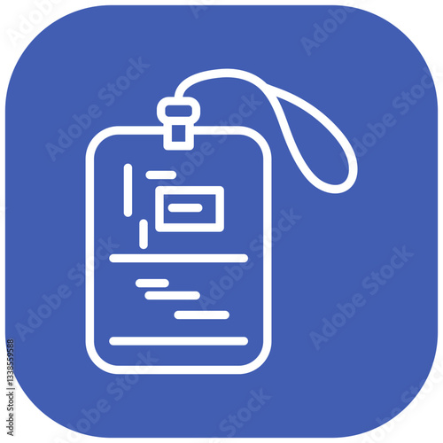 Press Pass Vector Icon