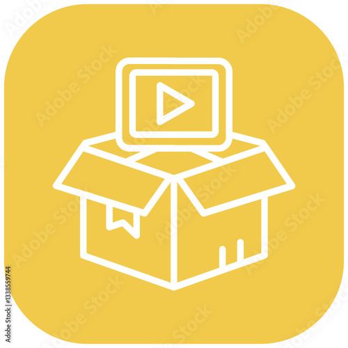 Video Package Vector Icon