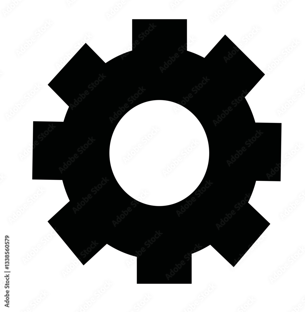 simple settings icon for computer or mobile simple settings icon for computer or mobile