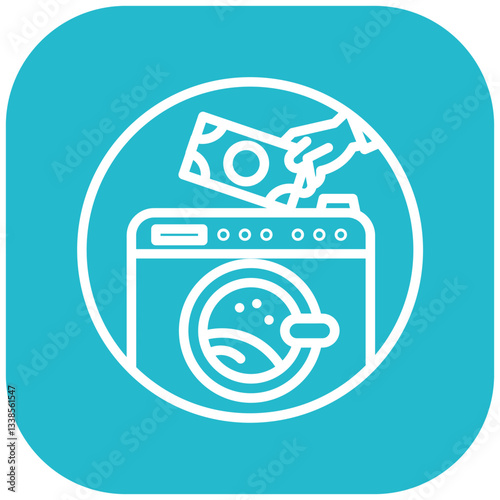 Laundered Money Vector Icon