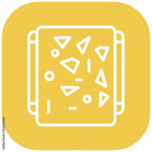 Climbing Training Board Vector Icon