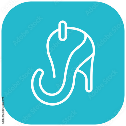 Heel Hook Vector Icon
