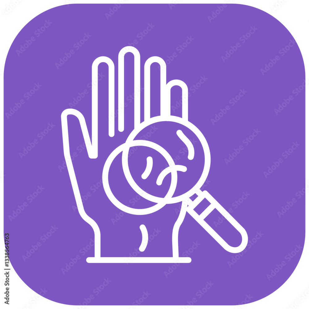 Obraz premium Skin Irritation Vector Icon