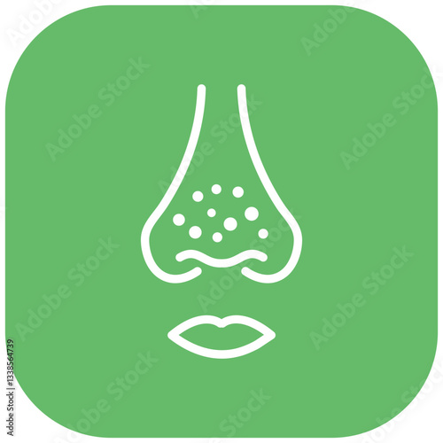 Mold Allergy Vector Icon
