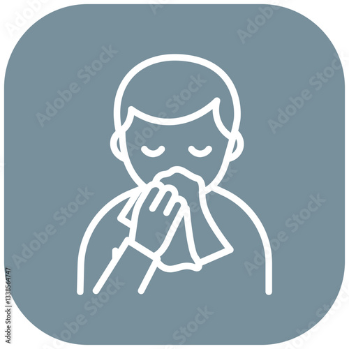 Pollen Allergy Vector Icon