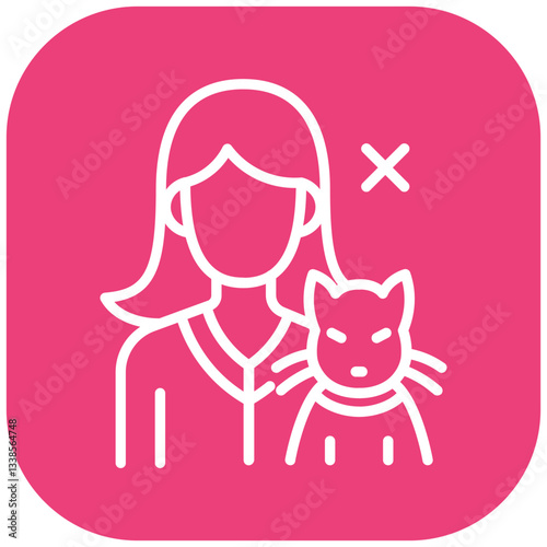 Pet Allergy Vector Icon