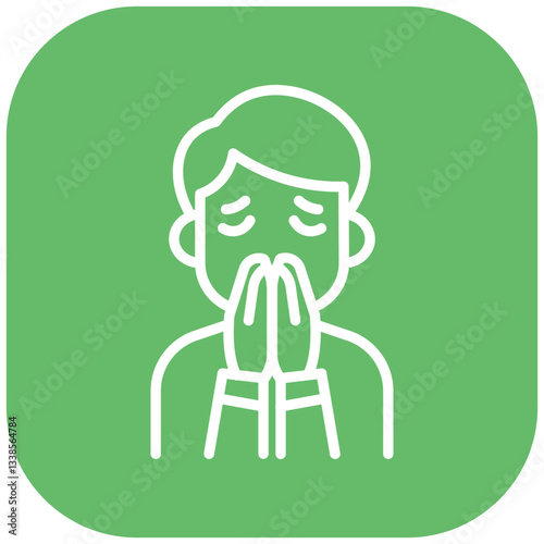 Severe Allergy Vector Icon