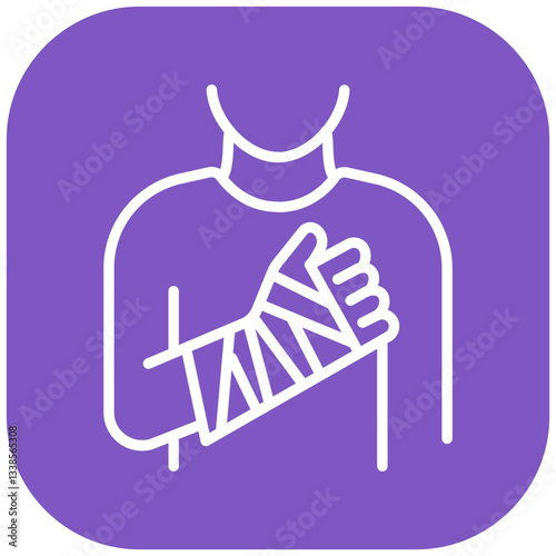 Overuse Injury Vector Icon