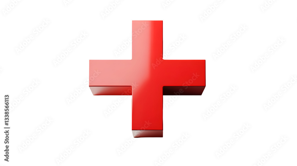 3D plus symbol, clean and minimalistic design, ideal for medical and mathematical concepts, Transparent Background PNG 3D plus symbol, clean and minimalistic design, ideal for medical and mathematical concepts, Transparent Background PNG