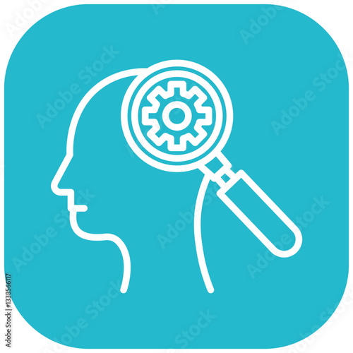 Psychiatric Observation Vector Icon