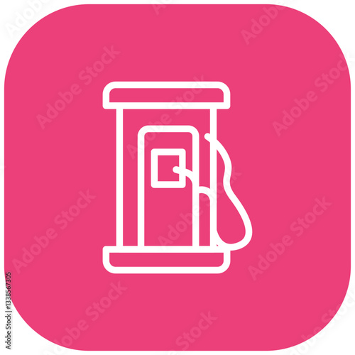 Fueling Station Vector Icon