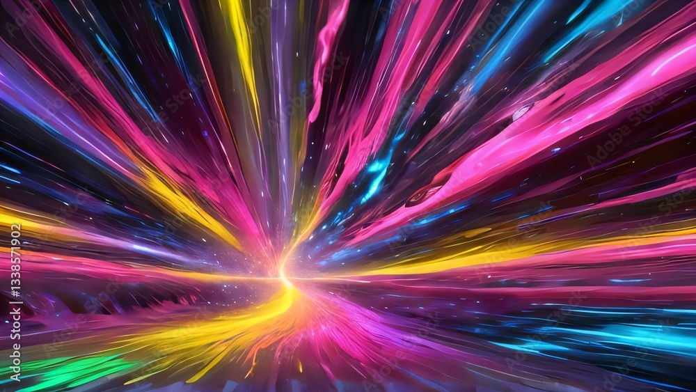 Fototapeta premium abstract background with colorful rays