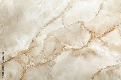 Marble Stone Texture Background in Beige Hue, Soft Texture, Granite Veins, Vector Illustration