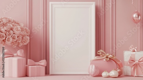 Elegant Pink Gift Presentation.