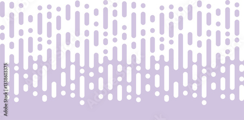 Minimal Abstract Dripping Dots and Lines Vector Pattern