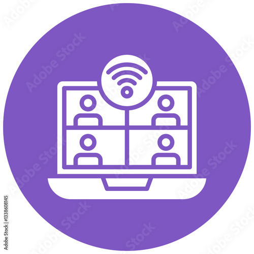 Remote Work Icon