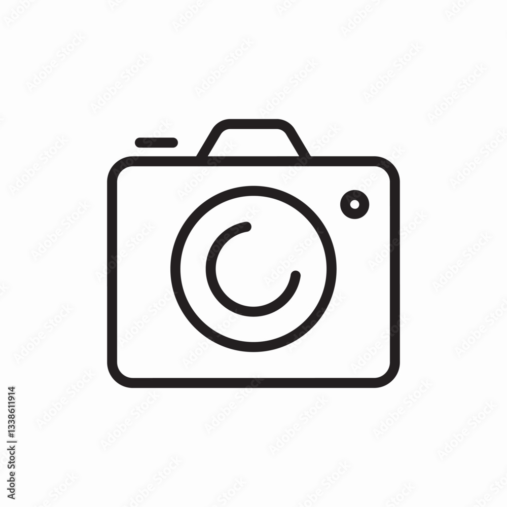 Camera photography picture taking icon vector sign Camera photography picture taking icon vector sign