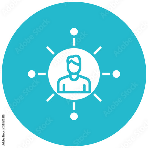 Professional Network Icon