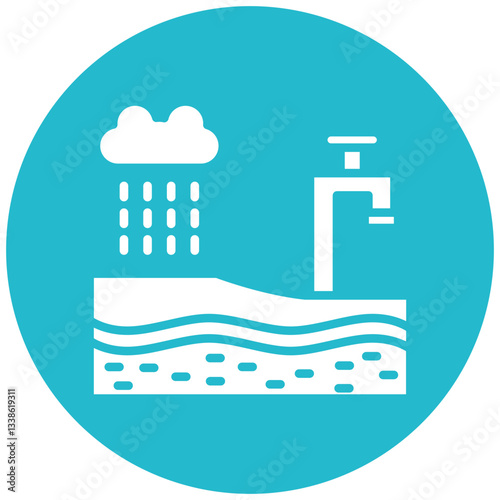 Groundwater Recharge Icon