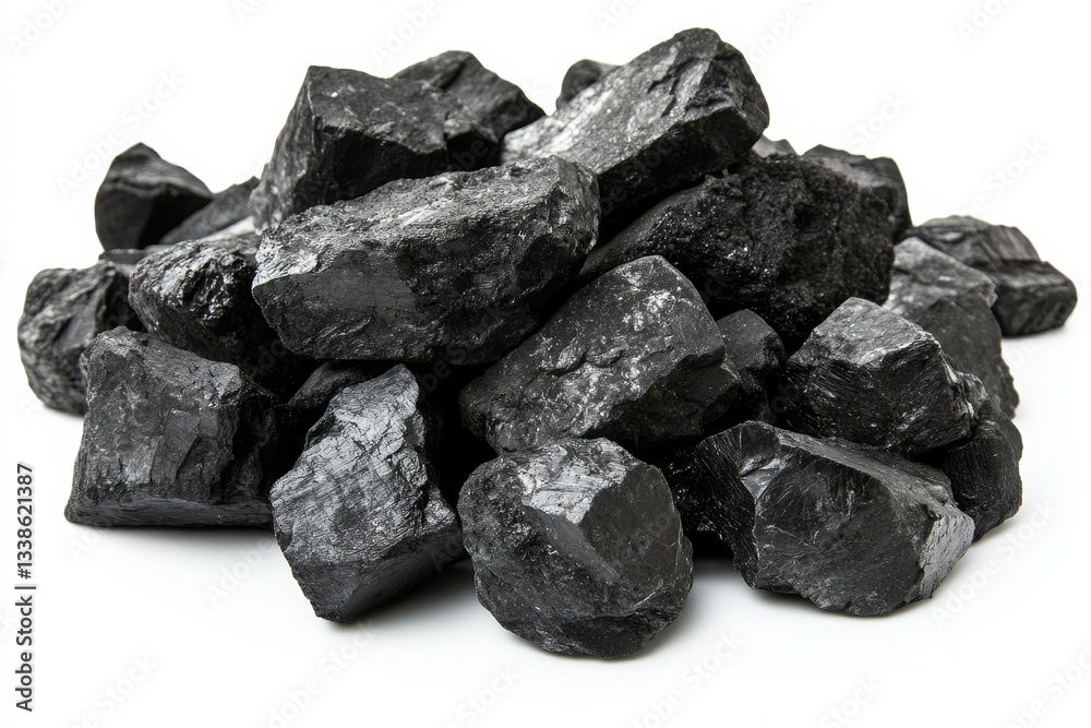 Collection of dark mineral rocks showcasing unique textures and varying sizes suitable for study or decorative use Collection of dark mineral rocks showcasing unique textures and varying sizes suitable for study or decorative use