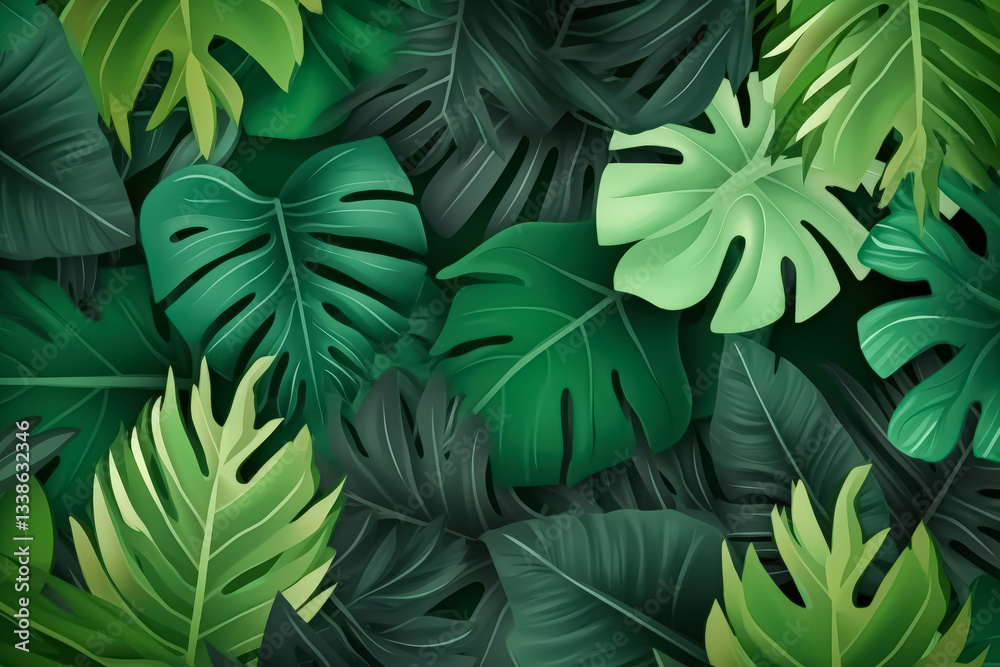 Green leafy background with a bunch of green leaves. Green leafy background with a bunch of green leaves.