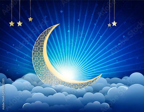 moon and stars