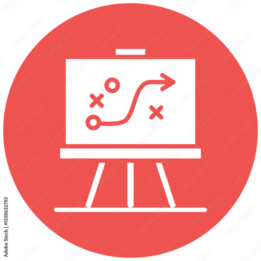 Fototapeta premium Strategy Icon