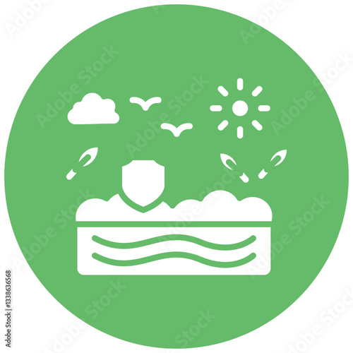 Ocean Conservation Icon
