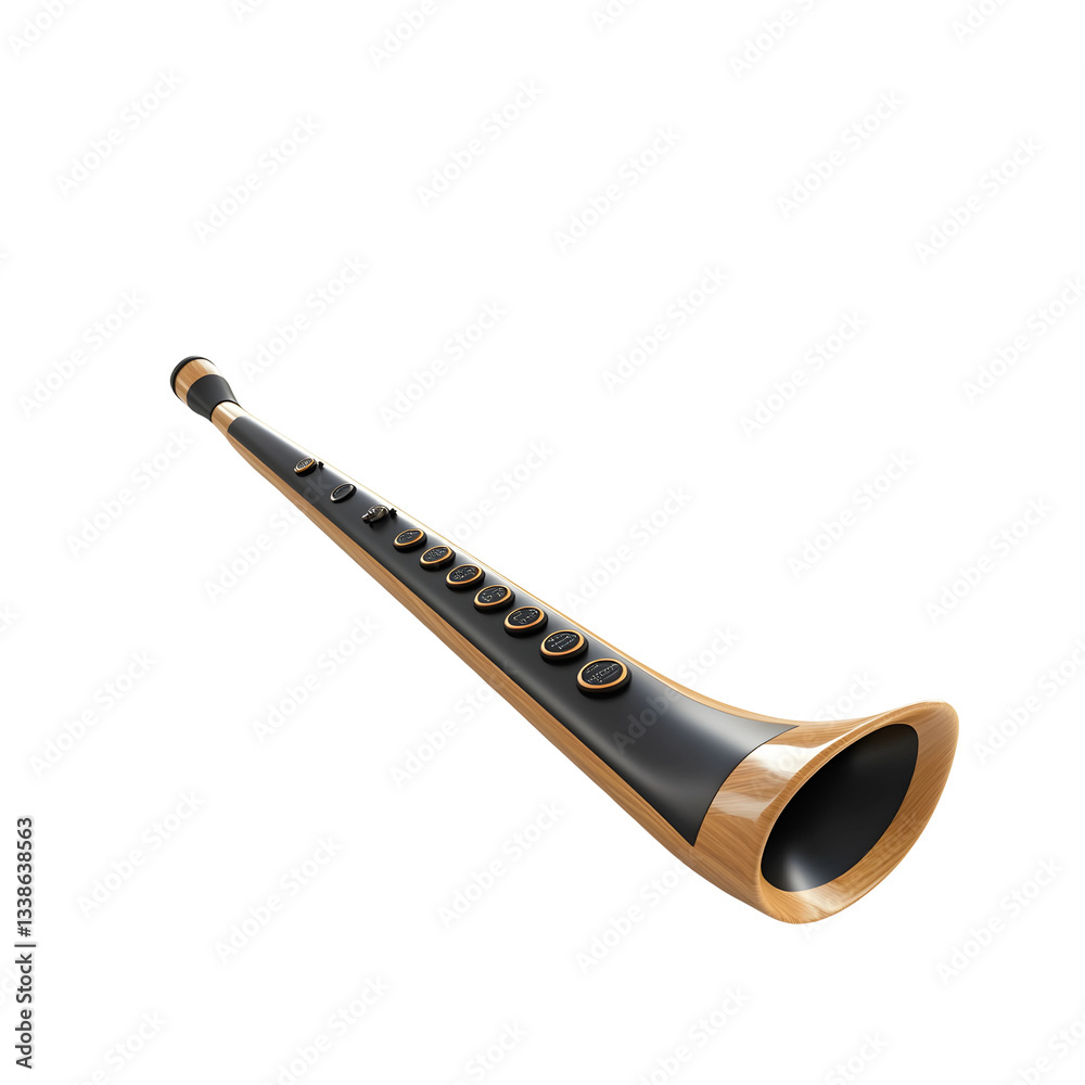 Naklejka premium trumpet isolated on transparent background