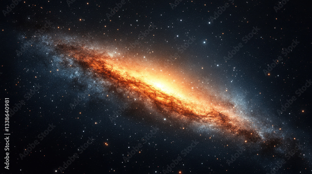 Fototapeta premium Cosmic Galaxy Nebula